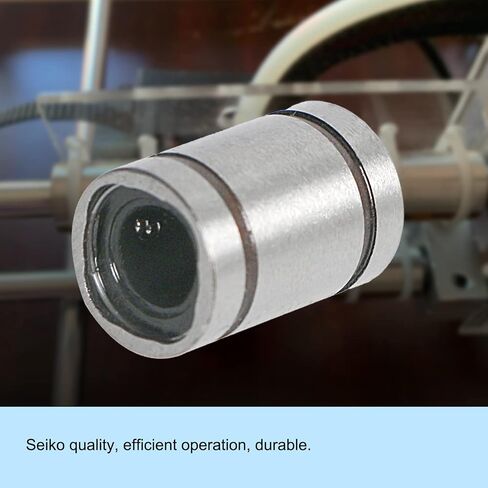 Aopin LM5UU Cylinder Linear Motion Ball Bearing, ID 5mm, OD 10mm Linear Ball Bearings Sae52100 Carbon Steel, 4 Rows of Steel Balls, Great for CNC, 3D Printer, Linear Rail Guide 4 PCS in Saudi Arabia