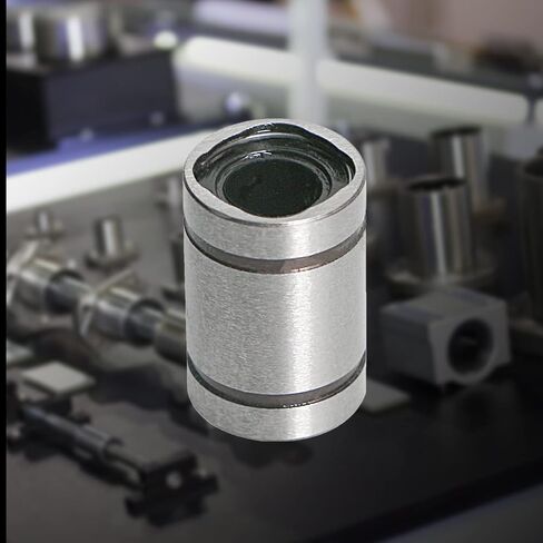 Aopin LM5UU Cylinder Linear Motion Ball Bearing, ID 5mm, OD 10mm Linear Ball Bearings Sae52100 Carbon Steel, 4 Rows of Steel Balls, Great for CNC, 3D Printer, Linear Rail Guide 4 PCS in Saudi Arabia
