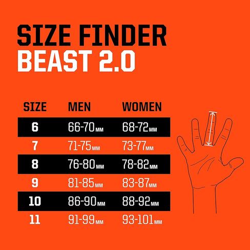 T1TAN Ice Beast 2.0 (FP) - قفازات حارس المرمى - مع حماية للأصابع - قفازات حارس مرمى كرة القدم - مقاس 6 in Saudi Arabia