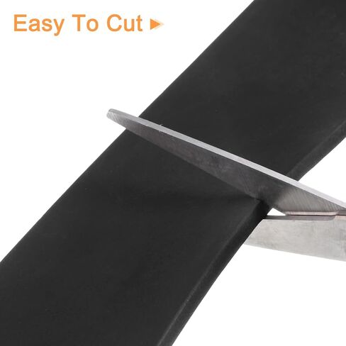 لفائف مطاط النيوبرين من uxcell مقاس 3/16 بوصة طول × 0.8 بوصة عرض × 5 بوصة طول شريط ختم مطاطي صلب من أجل الحشية والحرف اليدوية والوسادات والأختام والحماية in Kuwait