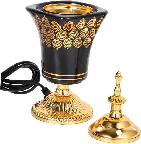 مبخرة الرقيب الموقد وعاء مبخرة موقد كهربائي البخور الموقد الكهربائي الشمع تذوب دفئا البخور مبخرة زخرفة البخور الموقد الكهربائي المكونات الحديد في باكو in Saudi Arabia