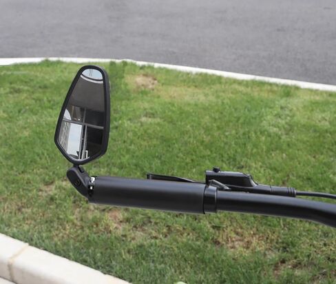 2 Pack Bike Mirror Handlebar Mirror 360°Angle Adjustable Rear View Universal Mirror for Left and Right Flat Handlebar for Mountain Bike Folding Bike Hybrid Bike, Pair in Saudi Arabia