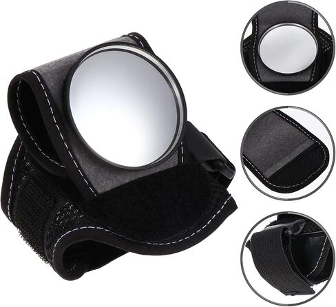BESPORTBLE Bike Mirror Cycling Wrist Band Rear View Mirror Adjustable Bicycle Rear View Mirror in Saudi Arabia