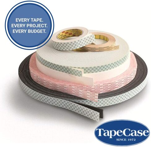 3M 4466W White Foam Tape, 0.5" Width x 5yd Length (1 roll) in Saudi Arabia