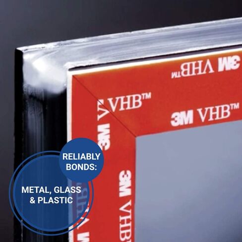 3M VHB 4646 Heavy Duty Mounting Tape – [Pack of 15] 1.5in. x 9in. Permanent Bonding Double Sided Tape Strip. Heavy Duty Sealants in Saudi Arabia