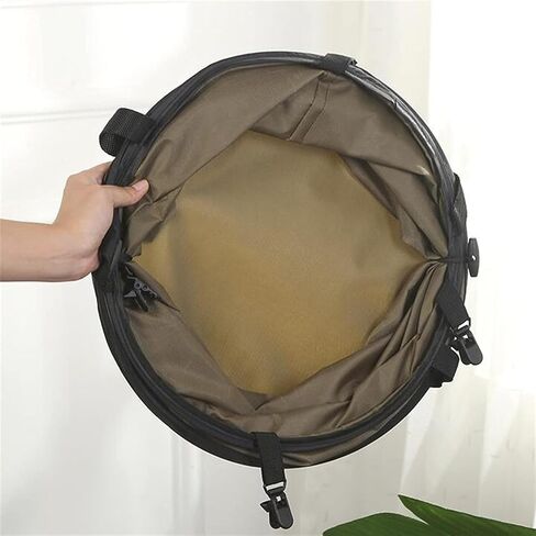 Portable Trash can,Pop Up Trash Can, camper trash can,collapsible trash can,for Camping Garbage Can Collapsible,Clothes and Toys Recycle bin (Black) in Saudi Arabia