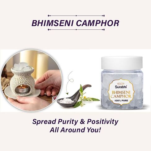 Shubhkat Bhimseni 100% Pure Camphor 100 gm in Saudi Arabia
