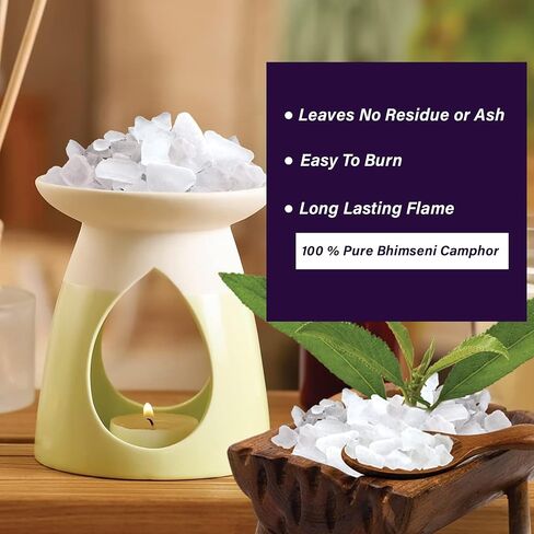 Shubhkat Bhimseni 100% Pure Camphor 100 gm in Saudi Arabia