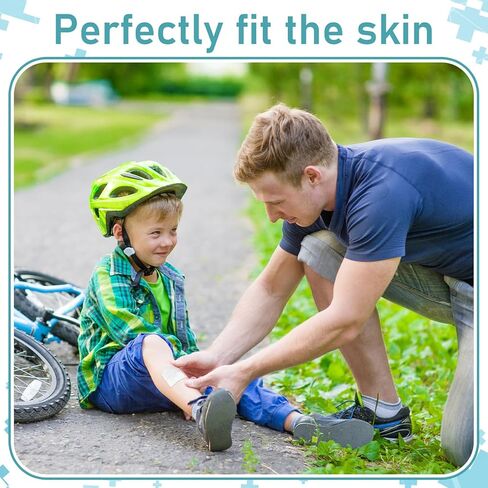 80 قطعة من ضمادات الشاش ذات الحدود لجزيرة الشاش، 2 × 3 بوصة، 2.4 × 4 بوصة، 4 × 4 بوصة، 4 × 10 بوصة، ضمادات ملفوفة بشكل فردي مع حدود لاصقة قابلة للتنفس in Kuwait