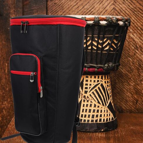 ERINGOGO طقم الطبل الأفريقي، الطبل الأفريقي الناقل قرع دربوكة الطبل الأفريقي حقيبة حمل Djembe Case Djembes Bag 8in African Drum Gig Bag Maracas المحمولة السفر أكسفورد القماش الدف in Saudi Arabia