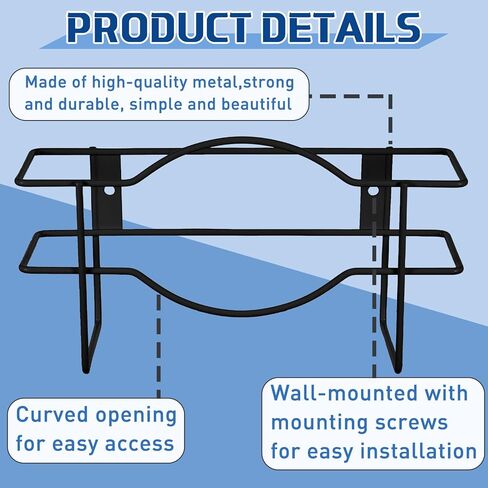 4 Pcs Glove Box Holder Glove Box Dispenser Metal Glove Holder for Wall Mount Glove Dispenser Wall Mounted Tissue Box Holder for Lab, Kitchen, Office, Garage, Home (Black,10.51 x 4.02 x 3.5 Inch) in Saudi Arabia