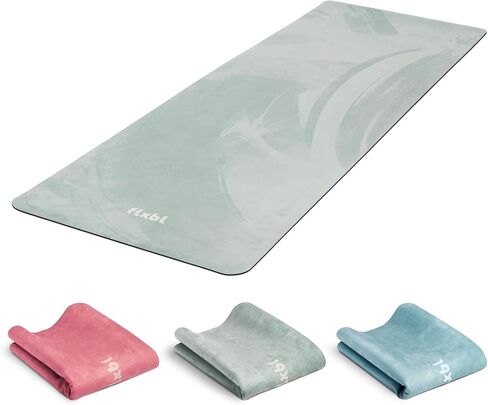 Travel Yoga Mat and Top Layer - Thin, Light, Foldable and Washable in Saudi Arabia