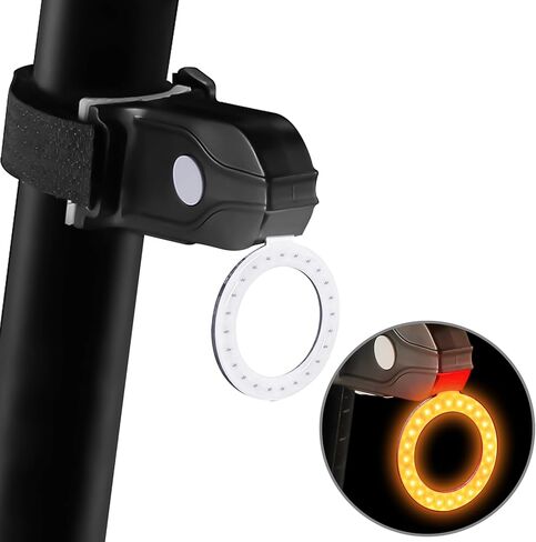ضوء خلفي للاستشعار التلقائي، ضوء فرامل الدراجة الذكي، مصابيح خلفية للدراجة مستشعر للفرامل للركوب الليلي، ضوء تحذير للسلامة أثناء ركوب الدراجات، ضوء LED قابل لإعادة الشحن عبر USB in Kuwait