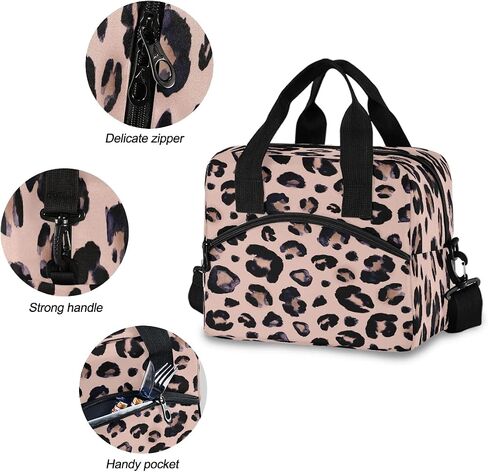 Ballerina Girl Lunch Bag for Kids Cute Ballet Insulated Cooler Lunch Box Large Capacity Lunch Organizer for Boys Girls in Saudi Arabia