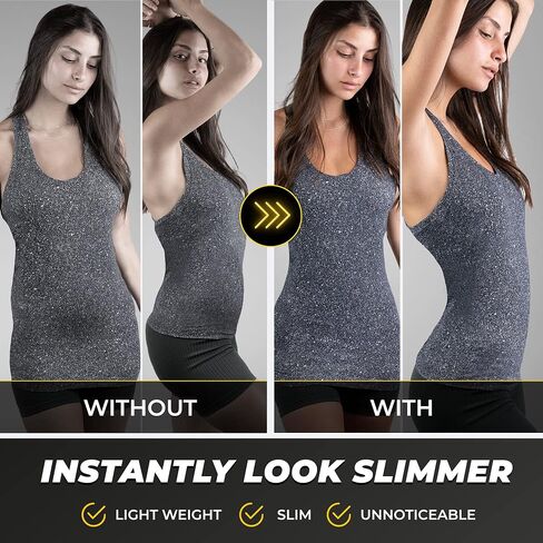 مشذب الخصر للنساء - (XS-10XL) - لتشكيل الظهر والبطن - يمكن ارتداؤه أثناء التمرين (أسود، رمادي، بيج) in Saudi Arabia