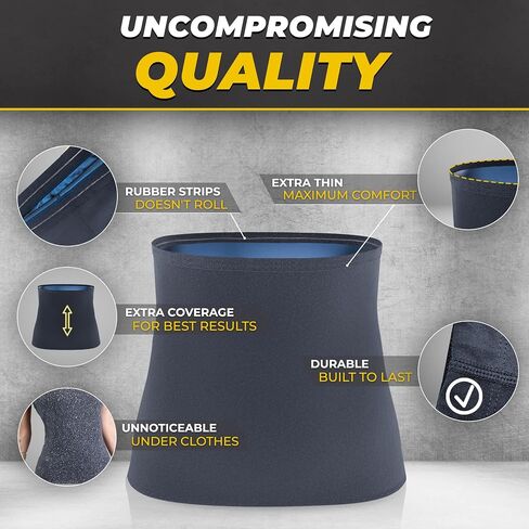 مشذب الخصر للنساء - (XS-10XL) - لتشكيل الظهر والبطن - يمكن ارتداؤه أثناء التمرين (أسود، رمادي، بيج) in Saudi Arabia
