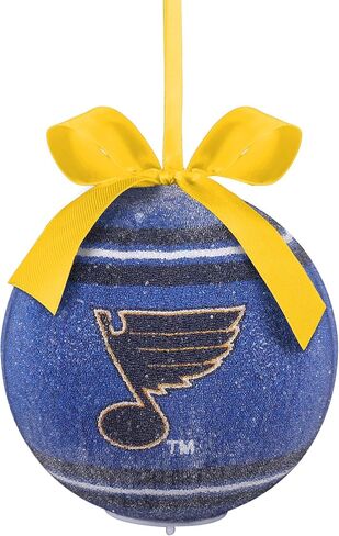 FOCO NHL Unisex-Adult NHL Team Logo LED Shatterproof Holiday Tree Ball Ornament in Saudi Arabia