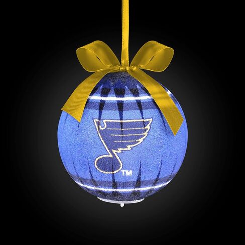 FOCO NHL Unisex-Adult NHL Team Logo LED Shatterproof Holiday Tree Ball Ornament in Saudi Arabia