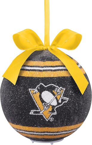 FOCO NHL Unisex-Adult NHL Team Logo LED Shatterproof Holiday Tree Ball Ornament in Saudi Arabia