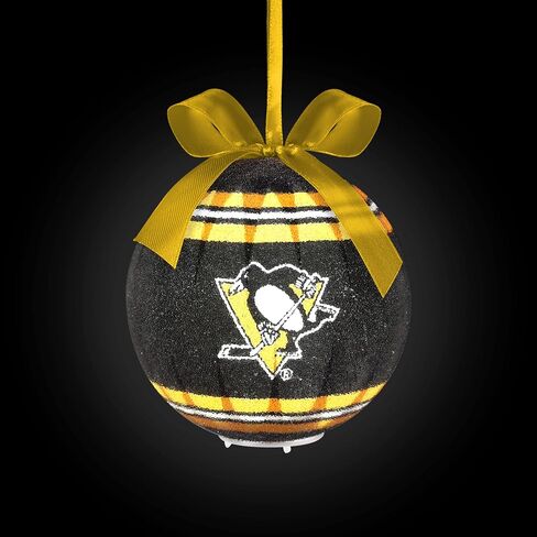 FOCO NHL Unisex-Adult NHL Team Logo LED Shatterproof Holiday Tree Ball Ornament in Saudi Arabia