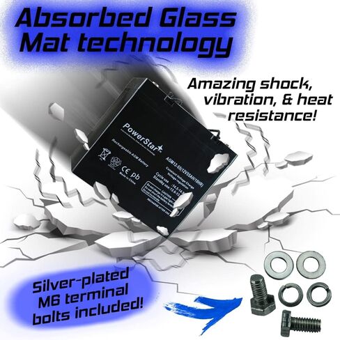 بطارية PowerStar 12 فولت 55 أمبير قابلة لإعادة الشحن AGM/SLA ذات دورة عميقة لبطارية محرك التصيد الكهربائي العائم لقارب الطاقة in Kuwait