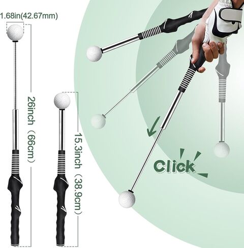 مدرب جولف سوينغ قابل للسحب، مدرب قبضة جولف لليد اليمنى لتدريب قوة وإيقاع جولف سوينغ in Kuwait