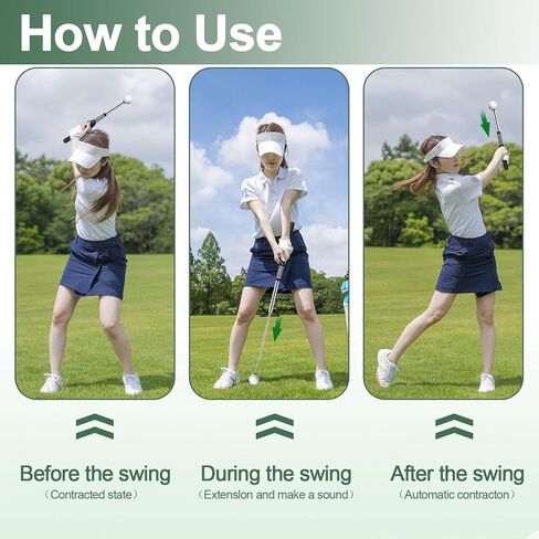 مدرب جولف سوينغ قابل للسحب، مدرب قبضة جولف لليد اليمنى لتدريب قوة وإيقاع جولف سوينغ in Kuwait