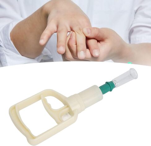 ZJchao Cupping Hand Pump, Cupping Gun Pumps Finger Cupping Set Finger Cupping Device Vacuum Suction 2 Cups 2 Rings Manual Cupping Kit Manual Back Massager Accessories Heads Acupuncture in Saudi Arabia