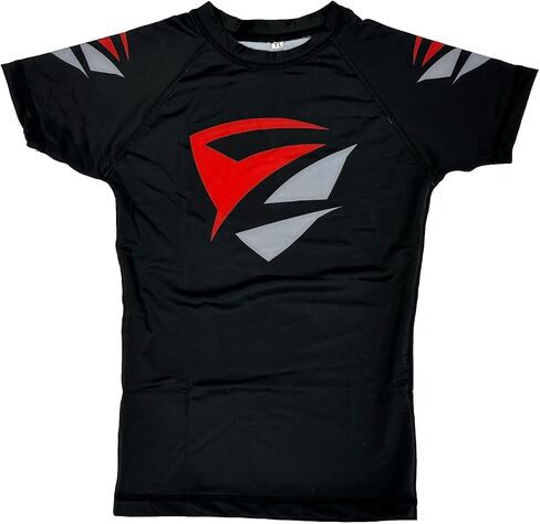 Youth Model 1" Rash Guard - Compression Shirt for Jujitsu, BJJ, No Gi, MMA Training | Short Sleeve | Small in Saudi Arabia