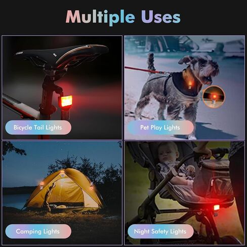 Bike Rear Light Bike Helmet Lights Waterproof, 6 Light Mode Options,Cycling Safety Taillight Accessorie in Kuwait