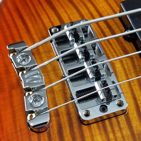 GHS Strings GHS Balanced Nickels 4 Bass Strings Light Gauge (37.25" Winding) (4L-NB), Silver in Saudi Arabia