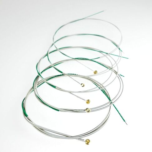 GHS Strings GHS Balanced Nickels 4 Bass Strings Light Gauge (37.25" Winding) (4L-NB), Silver in Saudi Arabia