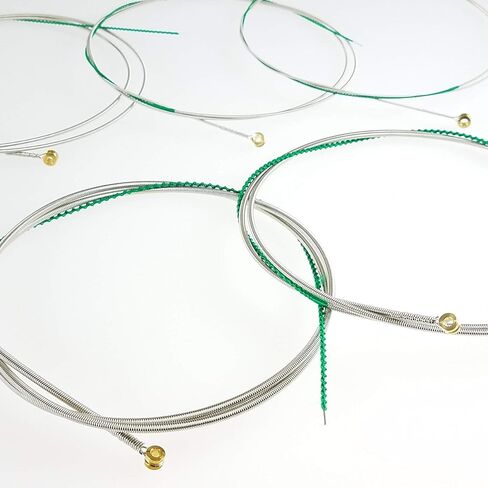 GHS Strings GHS Balanced Nickels 4 Bass Strings Light Gauge (37.25" Winding) (4L-NB), Silver in Saudi Arabia
