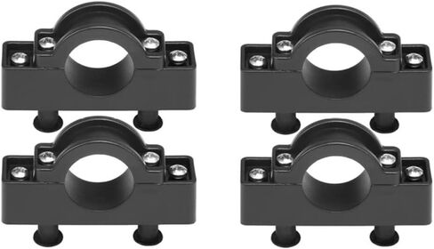 4pcs Marine Boat Kayak Canoe Outrigger Stabilizer, Nylon Mount Mounting Bracket Holder Hardware, Mount Holder/Motor Bracket Pole Clip for Rod Diameter in 30-35mm/1.18-1.38in 4pcs/Pack in Saudi Arabia