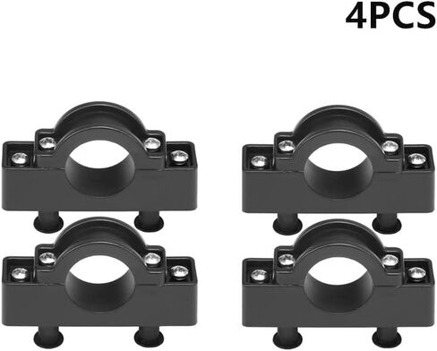 4pcs Marine Boat Kayak Canoe Outrigger Stabilizer, Nylon Mount Mounting Bracket Holder Hardware, Mount Holder/Motor Bracket Pole Clip for Rod Diameter in 30-35mm/1.18-1.38in 4pcs/Pack in Saudi Arabia
