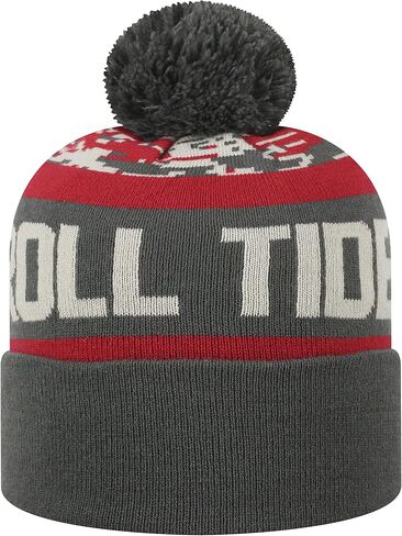 Top of the World NCAA-Salute to USA Military-Cuffed Knit Pom Beanie Hat-Alabama Crimson Tide in Saudi Arabia