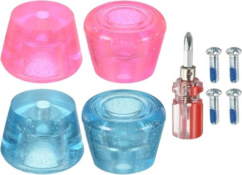 PATIKIL Roller Skate Toe Stops with Screwdriver Rubber Brake Stoppers Block for Roller Skate Accessories Replacement in Saudi Arabia