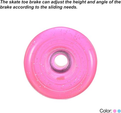 PATIKIL Roller Skate Toe Stops with Screwdriver Rubber Brake Stoppers Block for Roller Skate Accessories Replacement in Saudi Arabia