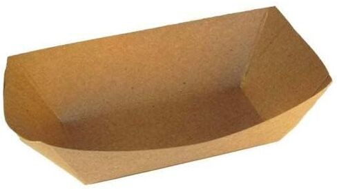250 Pack Disposable Paper Food Tray - Paperboard Tray for Carnivals, Fairs, Festivals, and Picnics | Holds Nachos, Fries, Hot Corn Dogs, and More! (Kraft, 2lb) in Saudi Arabia