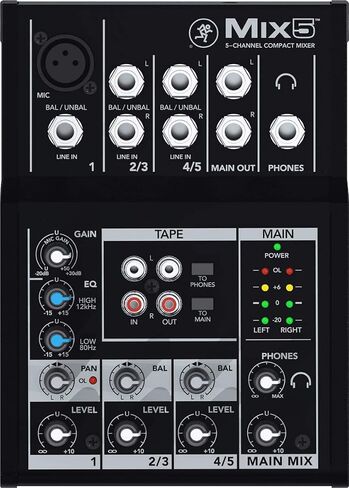 Mackie MIX5 Recording Mixer in Saudi Arabia
