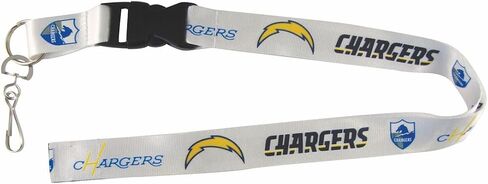 NFL Los Angeles Chargers Unisex LANYARDS, Back, One Size in Saudi Arabia