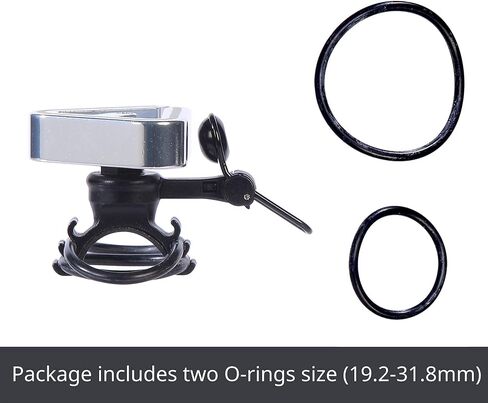 N+1 Triangle Classic Bike Bell- Aluminum Alloy Bicycle Bell for Road Bikes or Mountain Bikes, Fits 19.2-31.8mm (0.75"-1.25") Inch Handlebars in Saudi Arabia