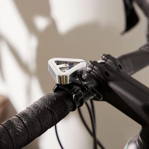 N+1 Triangle Classic Bike Bell- Aluminum Alloy Bicycle Bell for Road Bikes or Mountain Bikes, Fits 19.2-31.8mm (0.75"-1.25") Inch Handlebars in Saudi Arabia