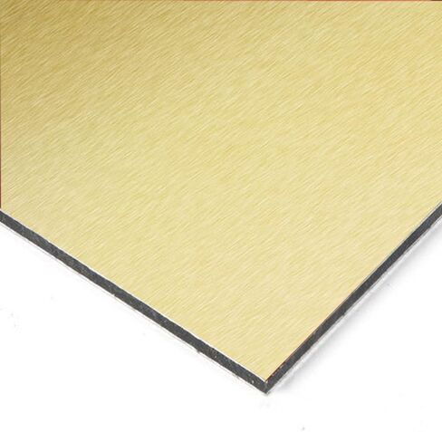 Falken Design Aluminium Composite Panel Brushed Gold 24 in. x 60 in. x 1/8 in. in Saudi Arabia