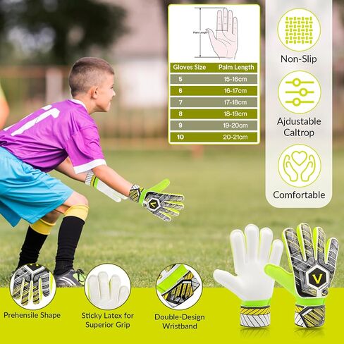 Football Gloves Youth Soccer Gloves. Set Goalie Gloves and Training Towel and Glove Bag. Goalkeeper Soccer Gloves Goalkeeper Gloves Soccer Gloves for Kids. Goalie Gloves Youth in Saudi Arabia