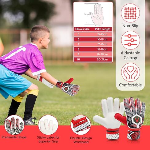 Football Gloves Youth Soccer Gloves. Set Goalie Gloves and Training Towel and Glove Bag. Goalkeeper Soccer Gloves Goalkeeper Gloves Soccer Gloves for Kids. Goalie Gloves Youth in Saudi Arabia