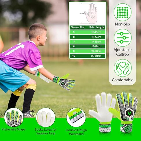 Football Gloves Youth Soccer Gloves. Set Goalie Gloves and Training Towel and Glove Bag. Goalkeeper Soccer Gloves Goalkeeper Gloves Soccer Gloves for Kids. Goalie Gloves Youth in Saudi Arabia
