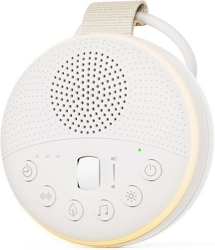 Portable White Noise Machine for Baby, 22 Soothing Sleep Sounds, Long-lasting Battery, Night Light, Travel-Friendly Sound Machine by Rythliber in Saudi Arabia
