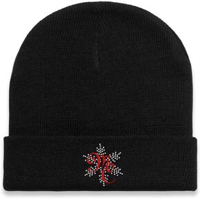 Mariah Carey Official Merry Christmas One & All Cream Tour Beanie, Black
