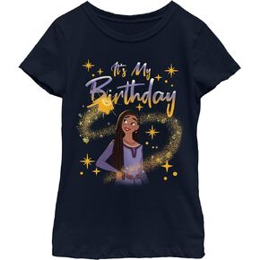 Disney Birthday Wish Girls Short Sleeve Tee Shirt